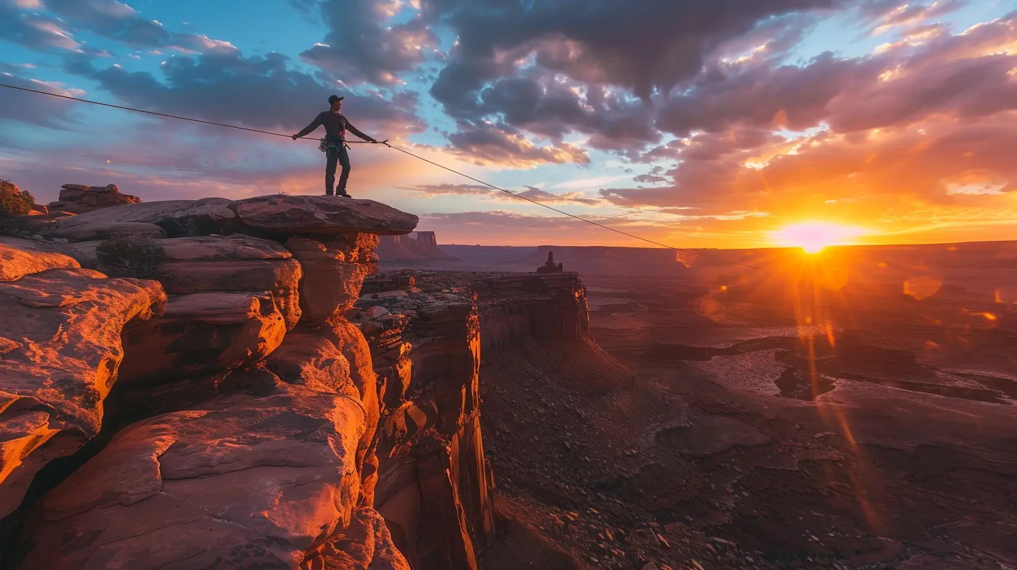 Slacklining: Balancing on the Edge of Adventure