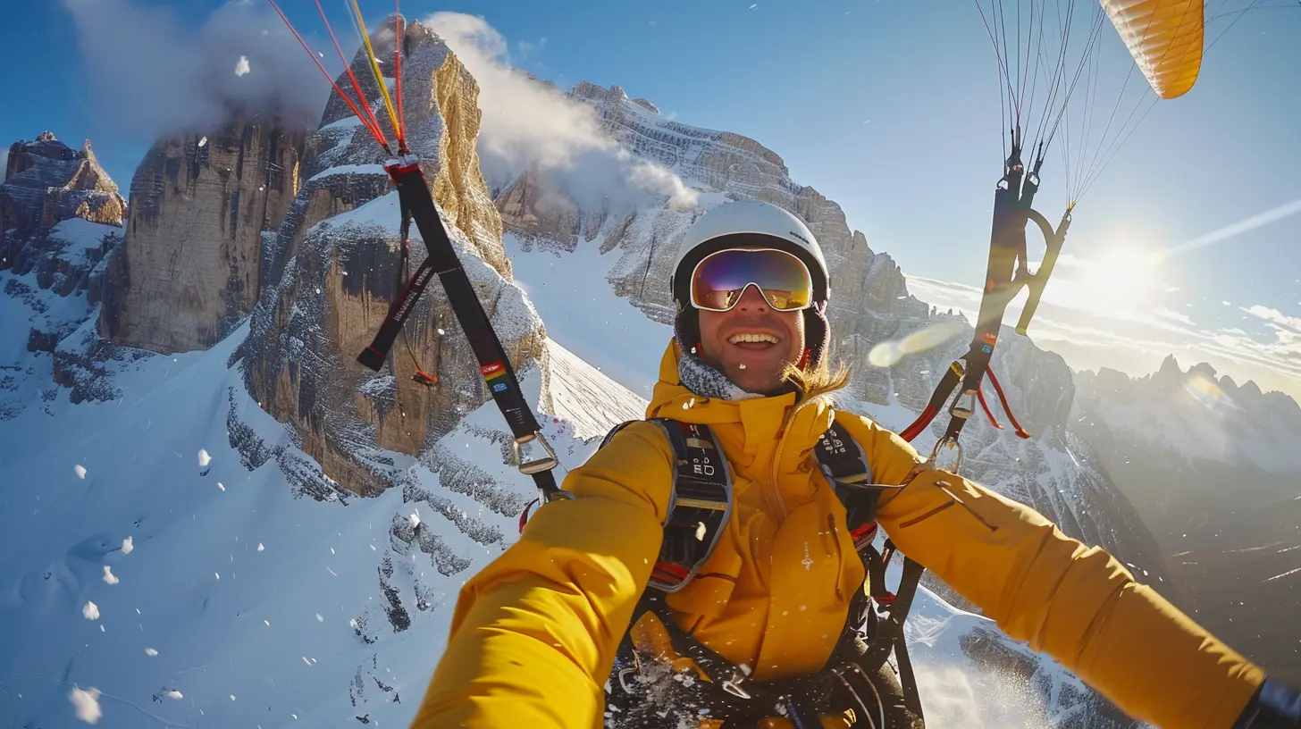 Speedflying: Combining Paragliding and Skiing for the Ultimate Rush
