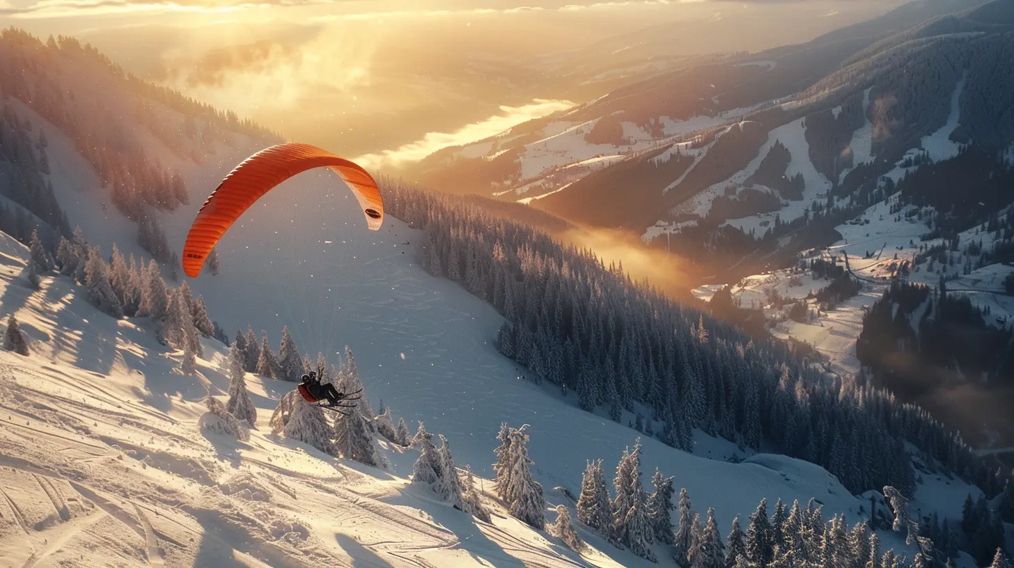 Speedflying: Combining Paragliding and Skiing for the Ultimate Rush