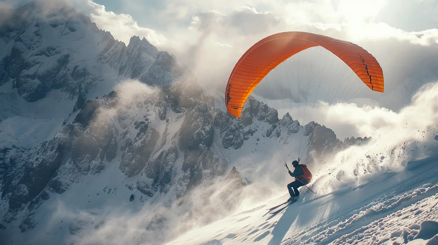 Speedflying: Combining Paragliding and Skiing for the Ultimate Rush