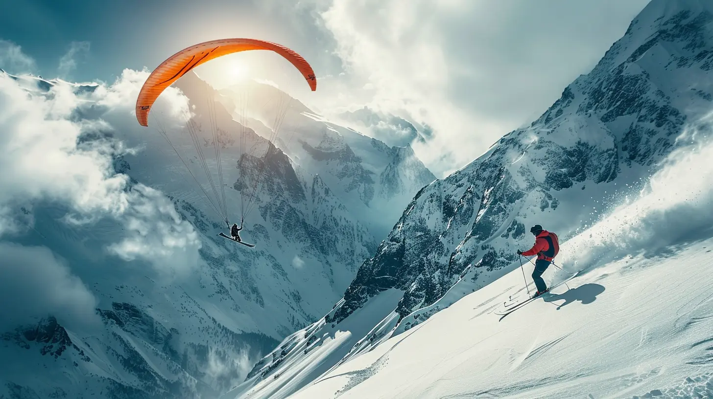 Speedflying: Combining Paragliding and Skiing for the Ultimate Rush