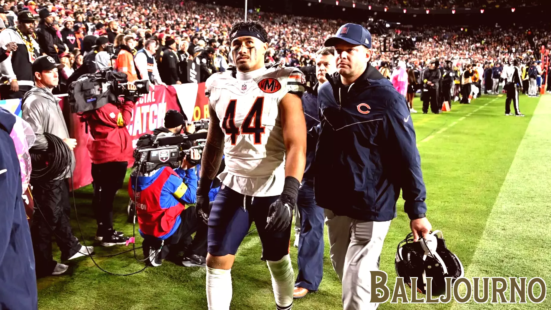 Bears Linebacker Noah Sewell Out for the Game Due to Concussion