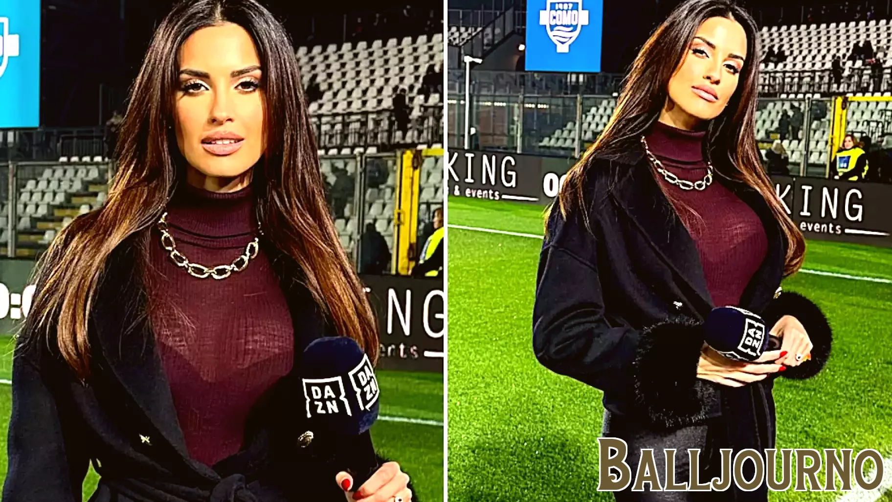 Eleonora Incardona Shines as Fashion Icon on the Football Field