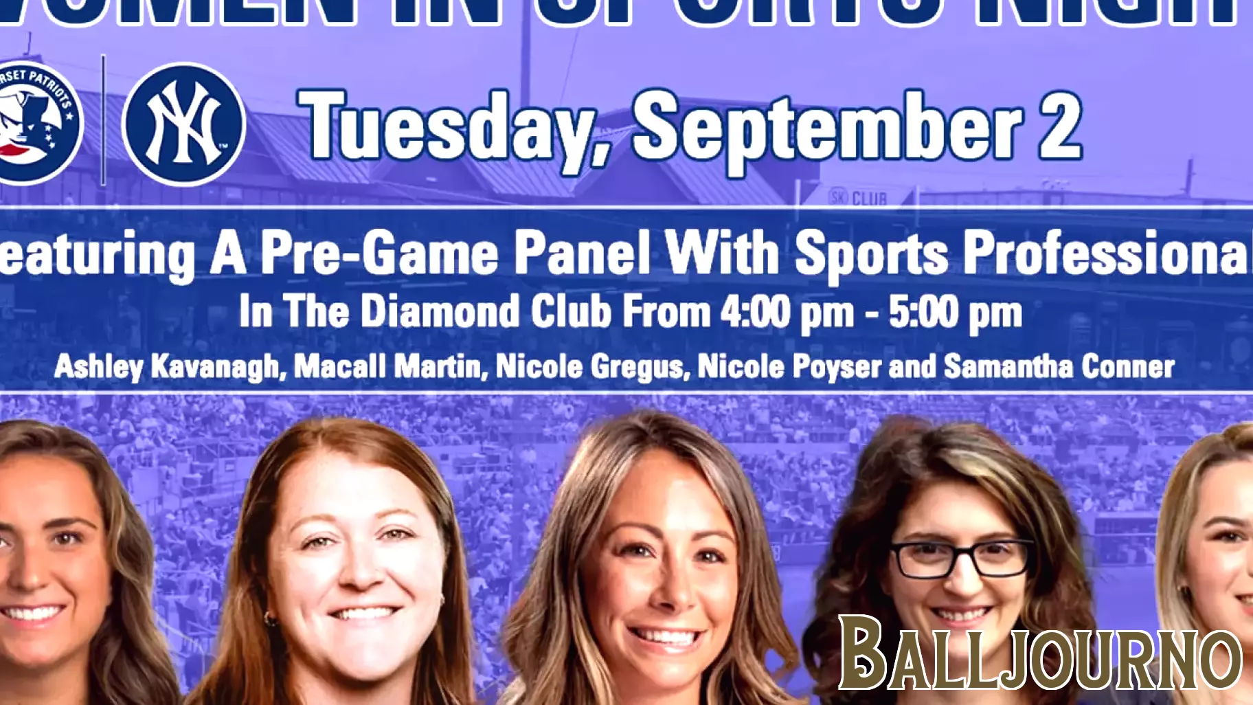 Somerset Patriots Set to Celebrate Women in Sports Night