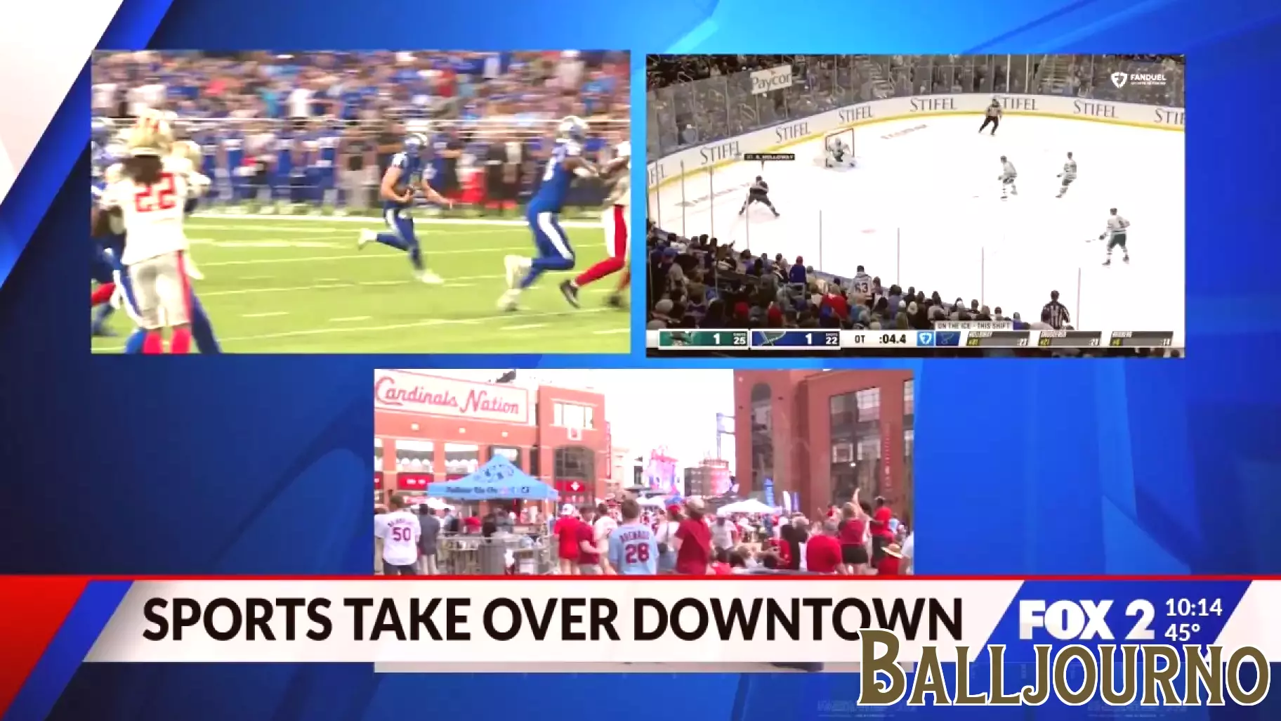 St. Louis readies for 3 home sports games on the same day