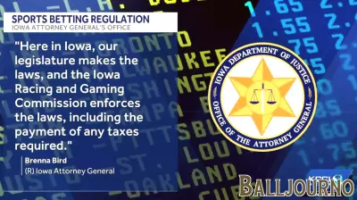Iowa attorney general joins coalition to advocate for state control over sports gambling