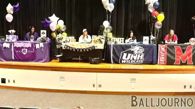 Uxbridge High School Celebrates Signing of Six Female Athletes for Division 1 Sports