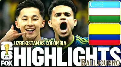 Uzbekistan vs Colombia Highlights